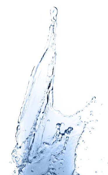 Water splash isolated on a white background — Stock Photo, Image