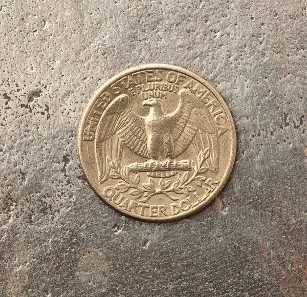 Dollarin kolikko — kuvapankkivalokuva