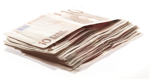 10 euros banknotes — Stock Photo, Image