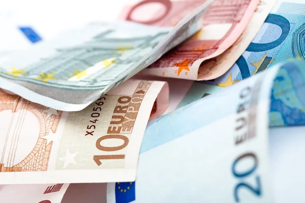 Euro note closeup — Stock Photo, Image