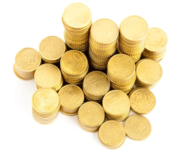 Euro centů — Stock fotografie