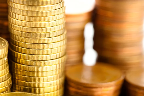 Euro cent pile — Stock Photo, Image
