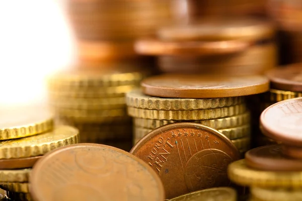 Euro cents — Stock Photo, Image