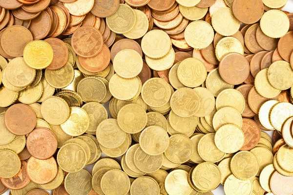 Euro céntimos — Foto de Stock