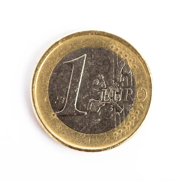 Moeda de 1 euro — Fotografia de Stock