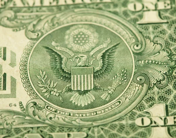Primer plano de un dólar —  Fotos de Stock