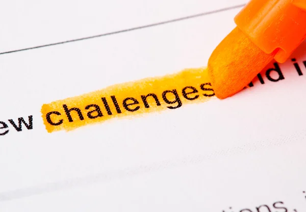 Herausforderungen — Stockfoto