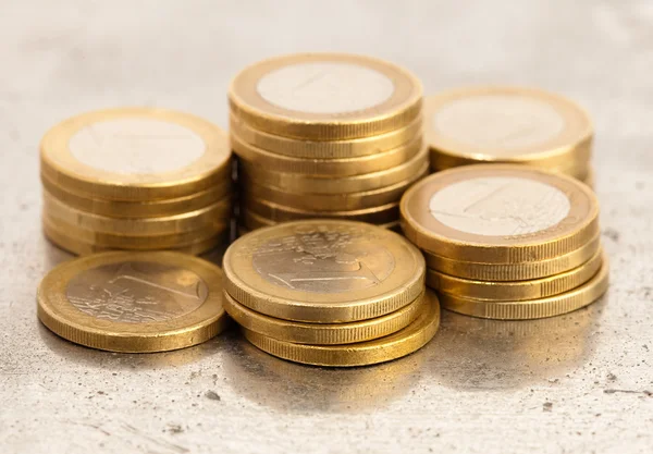 Moneta in euro — Foto Stock