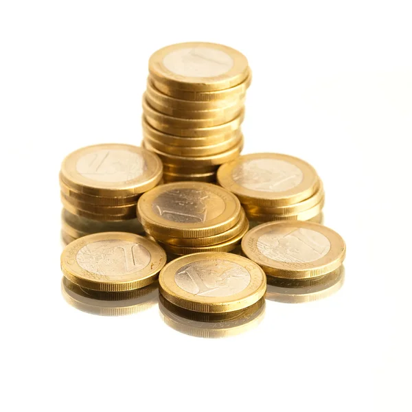 Euro coins — Stock Photo, Image