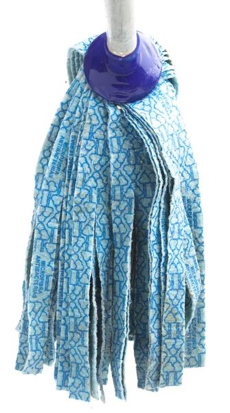 Esfregona azul — Fotografia de Stock