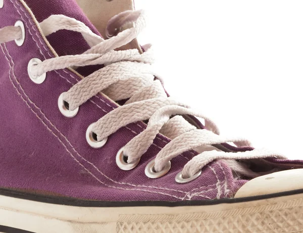 紫色运动鞋 — 图库照片
