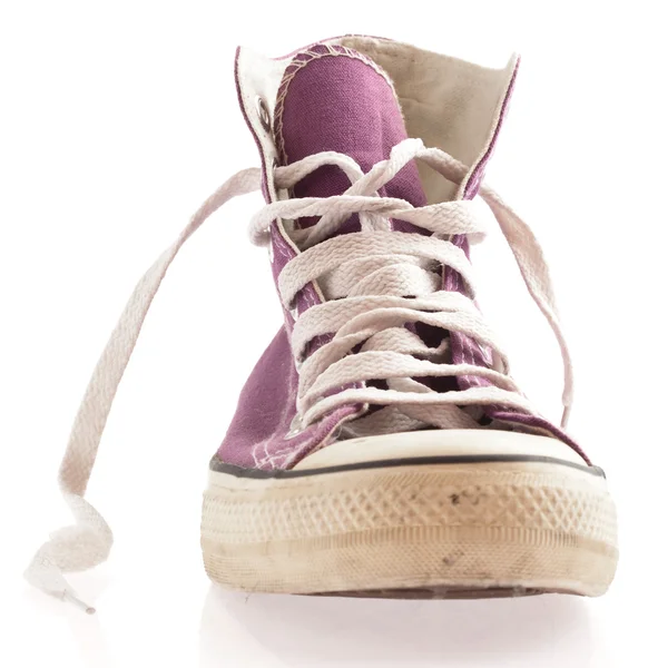 紫色运动鞋 — 图库照片