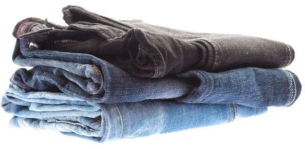 Jeans pile — Stock Photo, Image