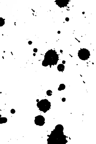 Czarny atrament plamy na białym tle — Zdjęcie stockowe