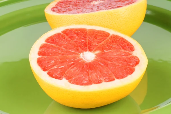 Ruby grapefruit close-up — Stockfoto