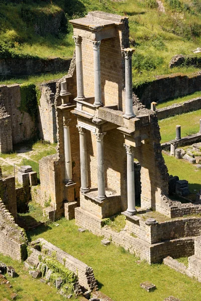 Ρωμαϊκό Θέατρο της volterra, Ιταλία — Φωτογραφία Αρχείου