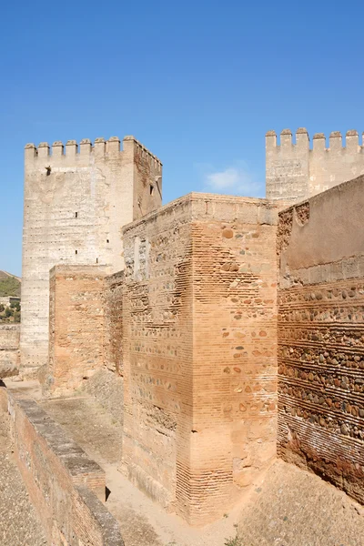 Die alcazaba in granada, spanien — Stockfoto