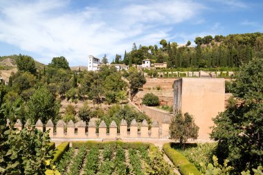 Palacio de generalife Granada, İspanya