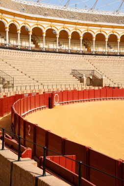 Plaza de Toros in Seville clipart