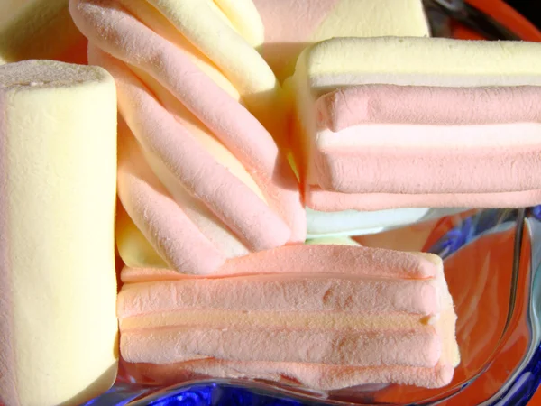 Primo piano dei marshmallow — Foto Stock