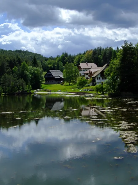 stock image Costalovara Lake