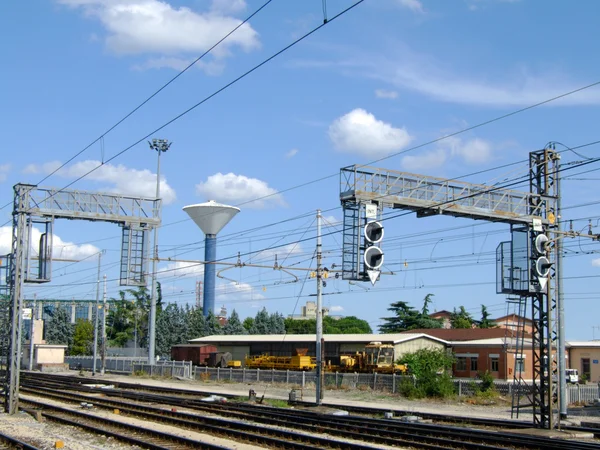 Kleiner Bahnhof — Stockfoto