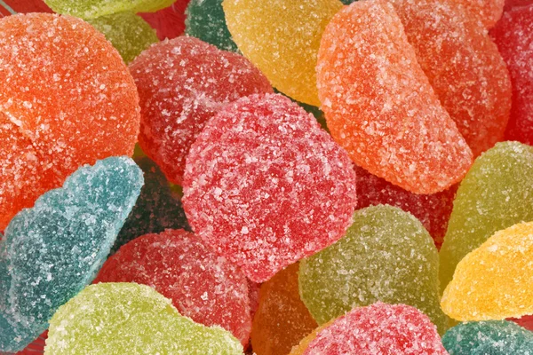 Fruit jellies background — Stock Photo, Image