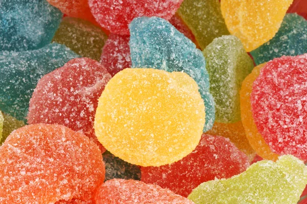 Fruit jellies background — Stock Photo, Image