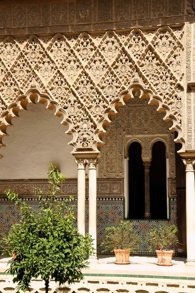 Patio de las doncellas Seville — Stok fotoğraf