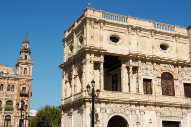 Ayuntamiento or Town Hall of Seville clipart