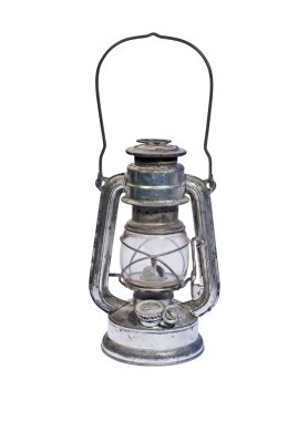 Isolated kerosene lamp clipart