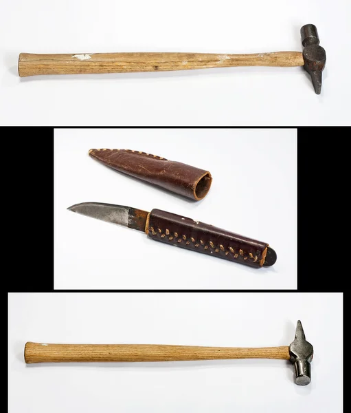 Hammer und Messer — Stockfoto