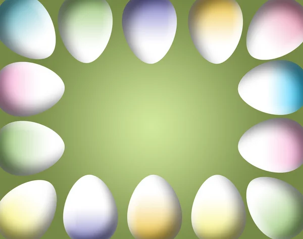 Easter background with egg — Stock Photo, Image