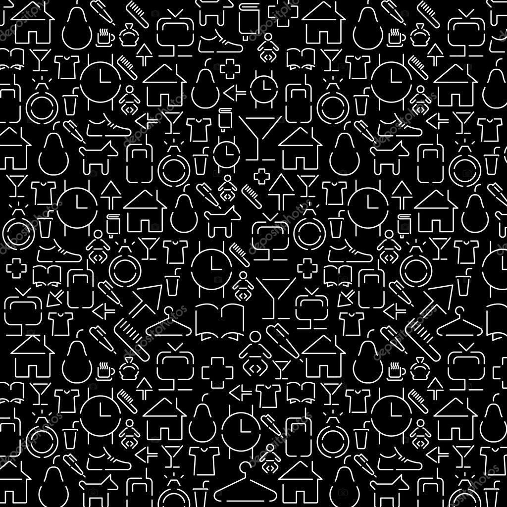 Wallpaper of small icons Stock Vector Image by ©alekup #7964326