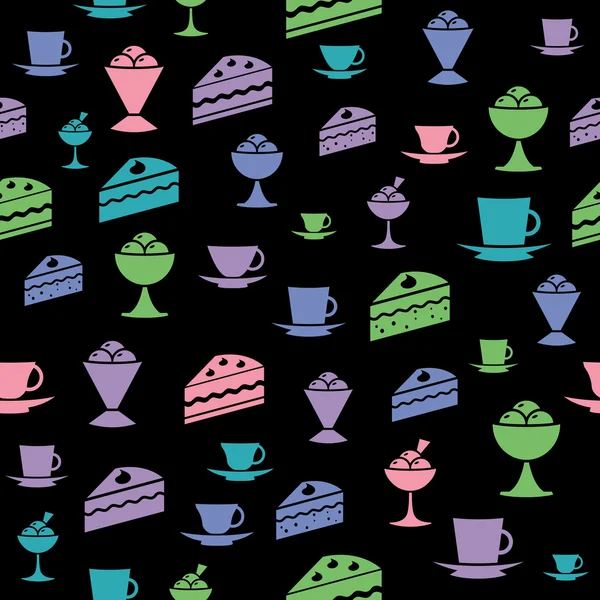 stock vector Seamless wallpaper for cafe