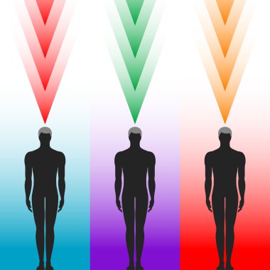 Human body silhouette clipart