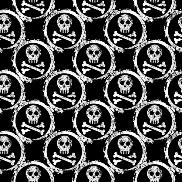 Wallpaper of skulls — Stock Vector