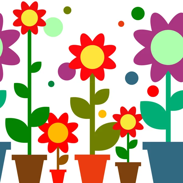 Tapety z květin — Stockový vektor