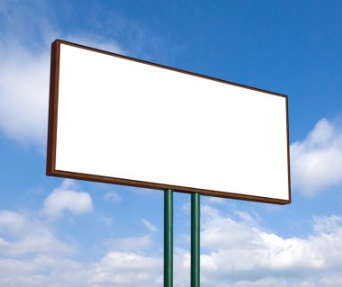 Blank billboard clipart