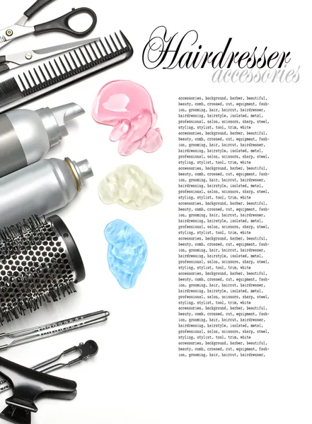Hairdresser accessories Stock Photo