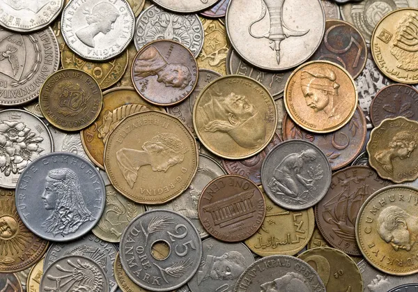 Contesto delle monete — Foto Stock