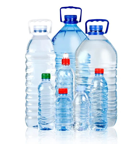 Bottles of water — Stockfoto