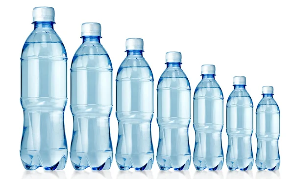 Sette bottiglie — Foto Stock