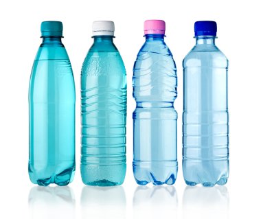 4 bottles clipart