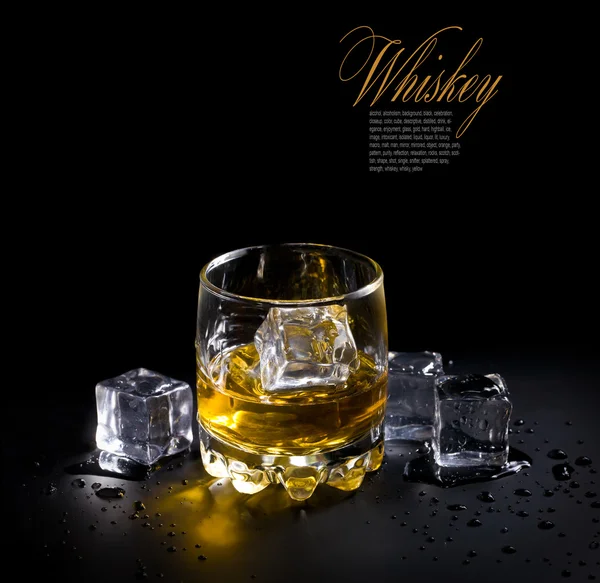 ウィスキーグラス — ストック写真
