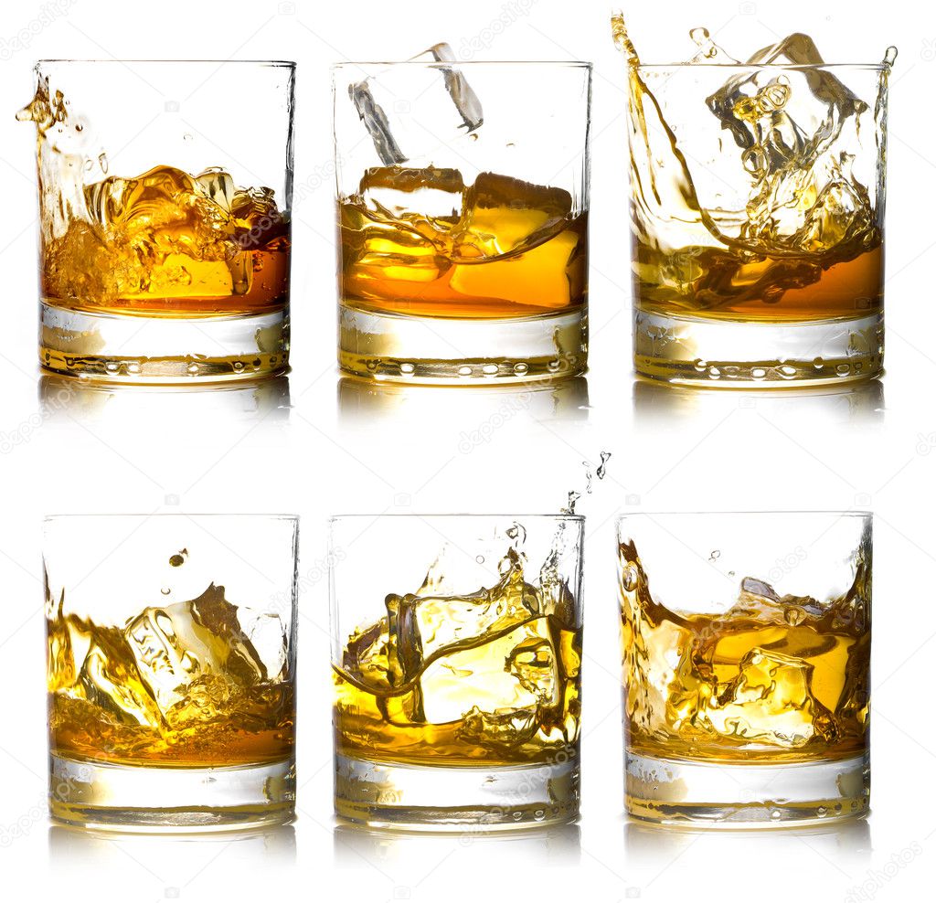 Glass of scotch