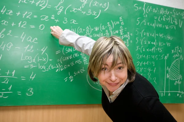 Teacher is standing — Stock Photo, Image
