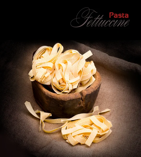 stock image Italian pasta fettuccine