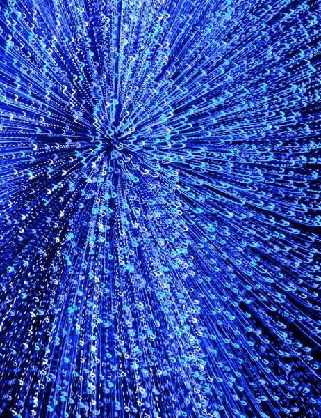 stock image Blue light explosion