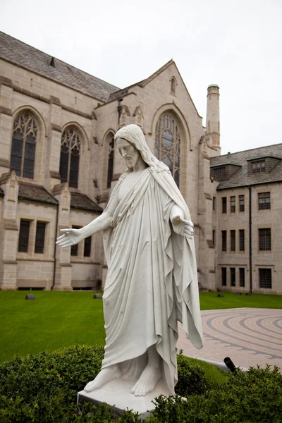 Мармурова статуя Ісуса — стокове фото